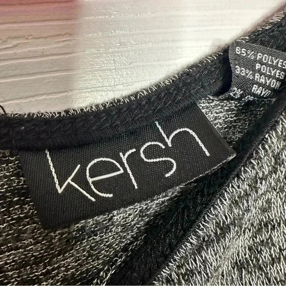 Kersh T-Shirt Cropped  Marled Black & White Size Small - Picture 8 of 16